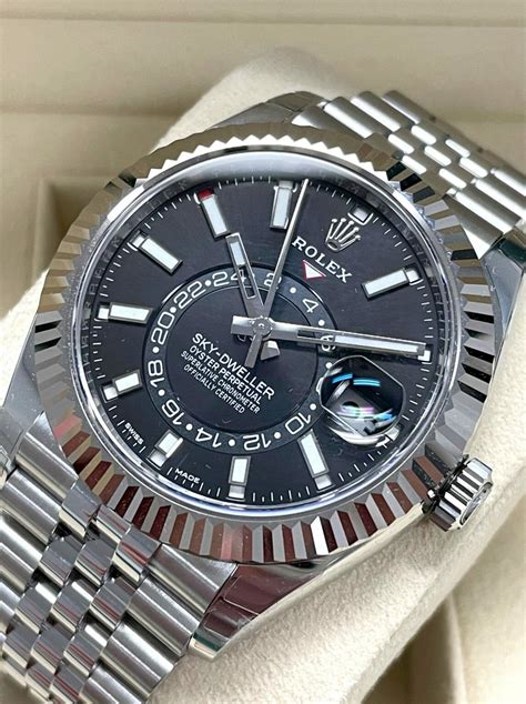 rolex sky dweller black 2023|rolex sky dweller black jubilee.